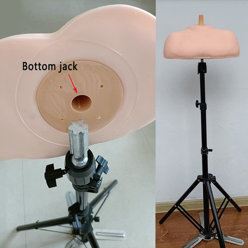 Ruilong Wig Stand Dummy shoulder model Mannequin Head Stand, Wig Head support Holder for Cosmetology Hairdressing Training at Home and Salon Use,shoulder model (Large shoulder)