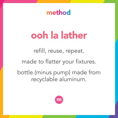Method Gel Hand Soap, Vetiver + Amber, Reusable Black Aluminum Bottle, 12 oz (Pack of 3)