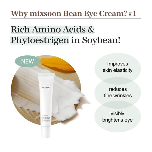 mixsoon Bean Cream 1.69 fl.oz / 50ml Bean Eye Cream 0.67 fl oz / 20ml
