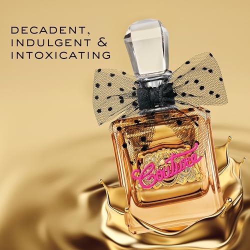 Juicy Couture Viva La Juicy Gold Eau De Parfum, Women's Perfume with Notes of Luscious Berry, Jasmine Sambac & Vanilla Cream - Fruity & Sweet, Gift for Her