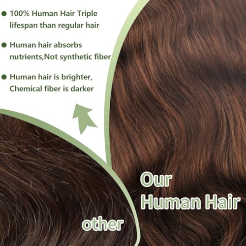 30 Inch Chocolate Brown Lace Front Wig Human Hair 200 Density 13x6 Hd Body Wave Lace Front Wigs Human Hair Pre Plucked Colored Frontal Wigs Human Hair Brown Wig Human Hair Wigs for Women