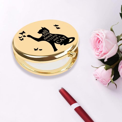Cat Lovers' Gifts - Black Cat Zipper Makeup Bag & Travel Toiletry Pouch Organizer