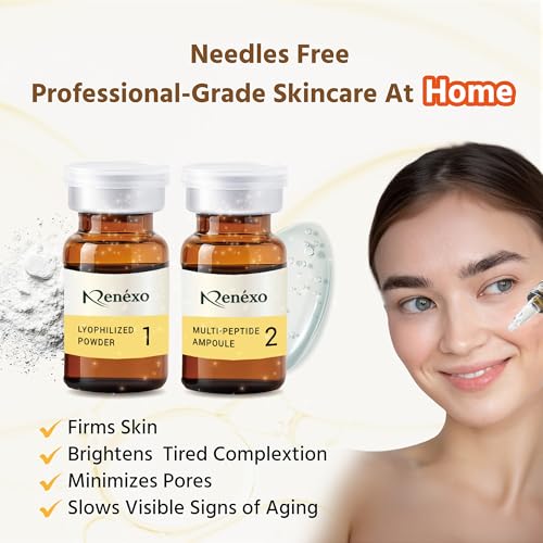 Stem Cell Exosomes for Skin, Anti-Aging Face Ampoule Serum with Hyaluronic Acid | Rejuvenation, Hydrating, Firming Skincare | 1 Set (8ml + 150mg)