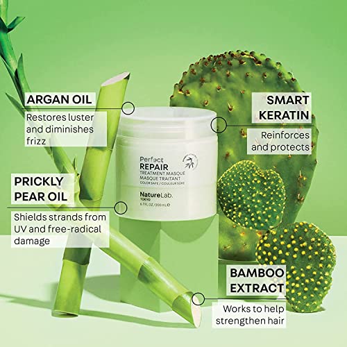 NatureLab.TOKYO Perfect Clean & Repair Treatment Duo: Perfect Clean 2-in1 Clarifying Scalp Scrub and Shampoo 8.1 oz & Perfect Repair Treatment Masque 6.7 oz