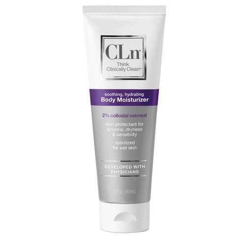 CLn® Body Moisturizer - A skin protectant delivering 2% Colloidal Oatmeal, Paraben-Free, Dye-Free & Fragrance-Free, 8 fl. oz.