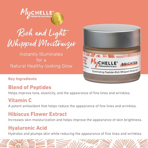 MYCHELLE Illuminating Peptide-Rich ?Whipped Moisturizer?, 1.2 OZ