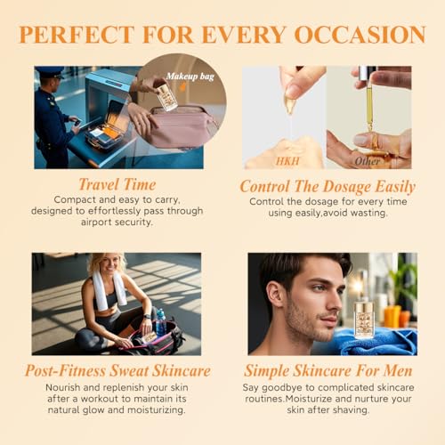 Vitamin C Anti-Wrinkle Aging Face Serum 30 Capsules+Retinol Collagen Anti-Aging Wrinkle 30 Capsules,VC For Morning+VA For Evening,Smooth,Hydrate,Firming Skin,Travel Portable