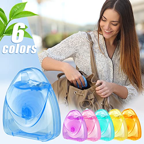 Patelai 48 Boxes Dental Floss Bulk Each 54 Yards/50 M Mint Waxed Mini Travel Size Tooth Floss Picks Pack Individually Wrapped for Adults Homeless Teeth and Gum Protection
