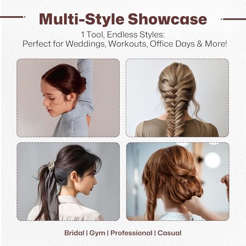 Hair Sponge for Updo | Hair Bumps for VolumeI Insert Maker | Hair Padding Filler Pads & Undetectable Updo Tool | Includes Bobby Pins, U Shape Hair Pin, Comb and Plastic Clips