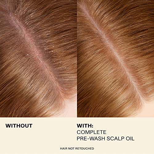 JVN Complete Pre-Wash Scalp Oil, 1.7 Fl Oz, Hair Treatment and Scalp Clarifying Oil Made with Rosemary Extract, Hair Care for Women and Men, Silicone Free