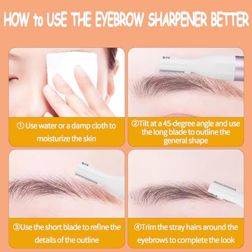2025 Rechargeable Nose and Ear Hair Trimmer for Women Men ? Painless Facial and Eyebrow Hair Remover, Dual-Edge Blades, IPX7 Waterproof, Compact and Portable Electric Clipper