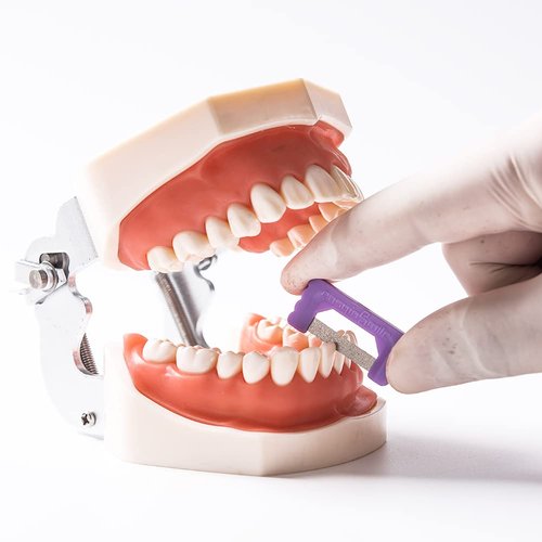 SNAWOP Dental Polishing Strips 2 Packs Orthodontic Interproximal Reduction IPR/IR System Single Hand Use Teeth Enamel Kit (IPR Plus Strip System Kit)