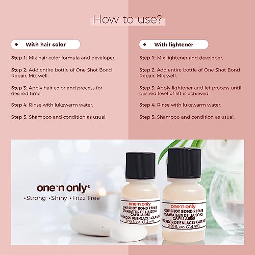 One 'n Only One Shot Bond Repair For Coloring And Lightening Hair