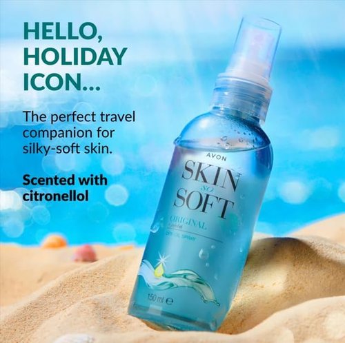 AVON SKIN SO SOFT Original Jojoba Oil Spray – Lightweight DRY Oil with Natural Moisturizing JOJOBA for Silky Smooth, Hydrated Skin 5.Fl Oz (3 PACK)