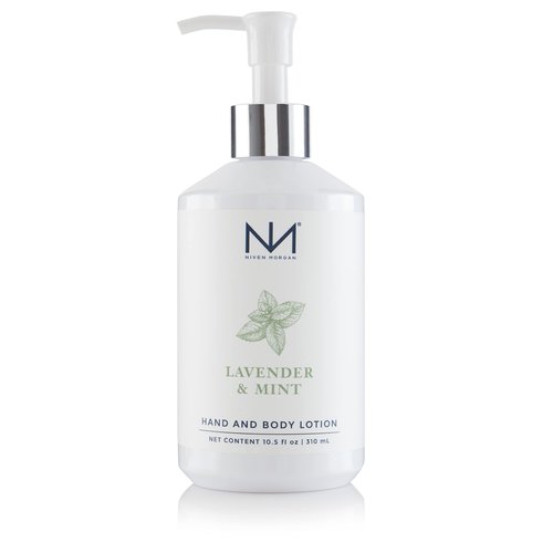 Niven Morgan Lavender & Mint Hand and Body Lotion 10.5 Fl.oz