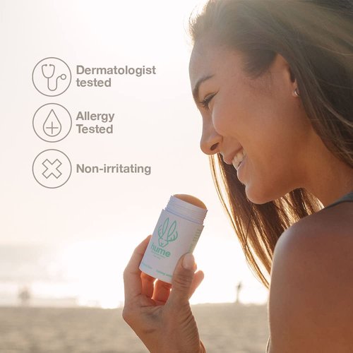 Hume Supernatural Aluminum Free Deodorant for Women & Men - Probiotic and Plant-Based, Long-Lasting Moisture Absorbing - Clean and Effective (Desert Bloom, Amber Woods & After Rain)