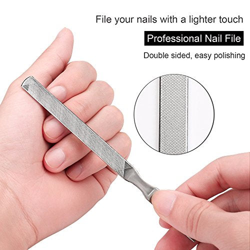 10Pcs/set Ingrown Toenail Tools Kit, Nail Treatment Foot Tool,Ingrown Toenail Removal Correction Clippers, Surgery Grade Nail File Lifter, Professional Pedicure Tool