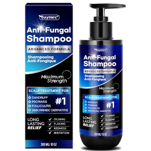 Psoriasis Shampoo, Seborrheic Dermatitis Folliculitis Shampoo, Anti-Fungal and Anti-Dandruff for Men and Women 300ML.