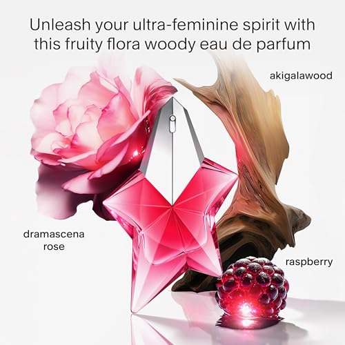 MUGLER Angel Nova - Eau de Parfum - Women's Perfume - Floral & Fruity - With Bergamot, Rose, and Cedarwood- Long Lasting Fragrance
