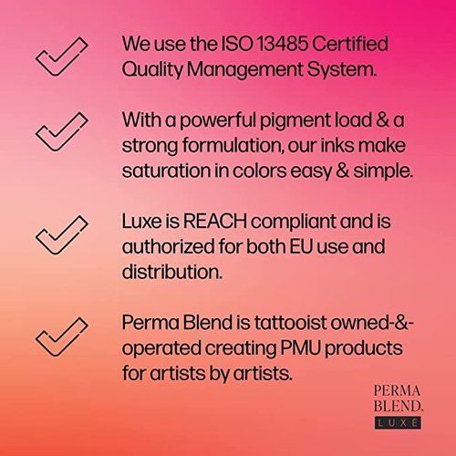 Perma Blend Luxe - Ready Mod - Microblading Ink Modifier - Professional Tattoo Ink - Enhance Ink Color - Vegan (0.5 oz)