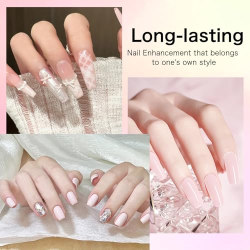 Acrylic Powder for Nail 56g: 2oz Petal Pink Acrylic Powder Large Capacity Professional for 3D Art Carving French Extension - DIY Nail Carving Long-Lasting No Needed Lamp