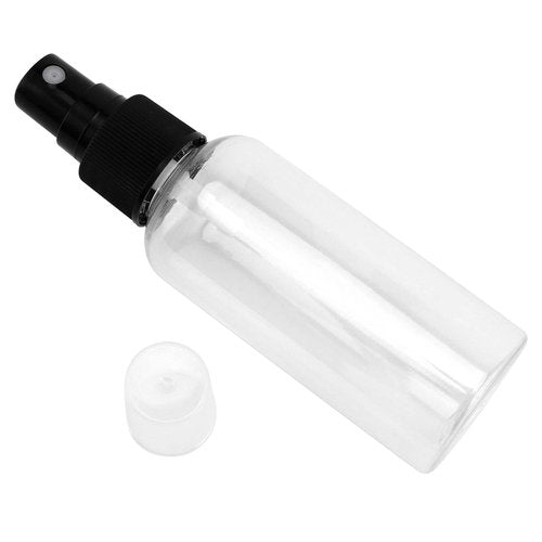 TAICHEUT 80 Pack 2oz/60ml Mini Spray Bottles, Clear Plastic Spray Bottles with Funnels Refillable Mist Spray Bottle for Perfume, Essential Oil and Short Trip
