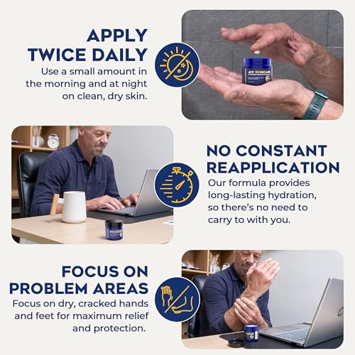 Diabetic Care Balm - Balm for Diabetics Care with Beeswax & Vitamin E, Diabetic Moisturizer For Dry, Cracked Hands & Feet, Long-Lasting Hydration for Sensitive Skin, 2 oz