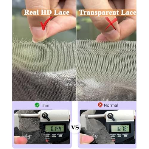 Belaved 13x6 Real HD Lace Frontal Water Wave Closure Natural Hairline Ear to Ear for Bundles Human Hair 100% Unproccessed 12A Wet And Wavy Unprocessed Brazilian Virgin Remy 100% with Baby Hair 16inch