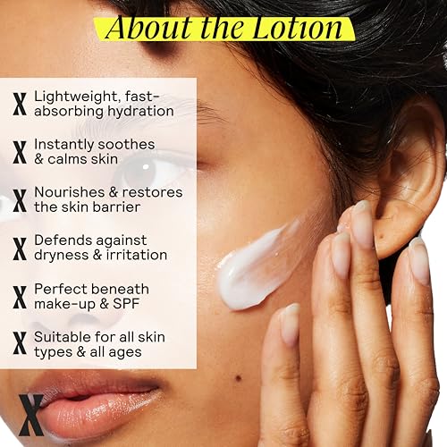 Untoxicated Moisturizing Lotion - Daily Face Moisturizer & Body Lotion for Sensitive Skin - Ceramides & Hyaluronic Acid - No Common Irritants - Non-Comedogenic - Oil-Free - Fragrance Free - 10 Ounce