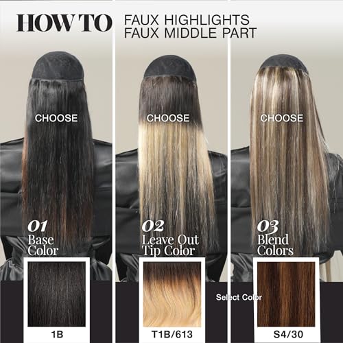 Sensationnel Empire yaki human hair - Tangle Free Weaving for Quick Weave and Sew in Styles for Faux Highlights and Fauxmiddlepart Leave Out - 1 Pack (10 inch, M51)