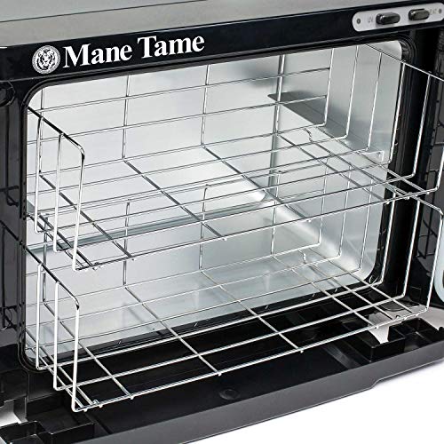 MANE TAME Professional Barber Large Towel Warmer With UV - Pre-Hot Towel Facial Shave Cabinet comfortably fits (28) 15" x 28" Towels
