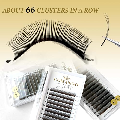 CoMango 5D Flora Spikes Lashes Spikes Lash Extensions Flower Wispy Eyelash Extensions C/D Culry Individual Premade Fans 5D Spikes Lashes Volume Lashes Natural Look(0.07-C-Mix8-15mm)