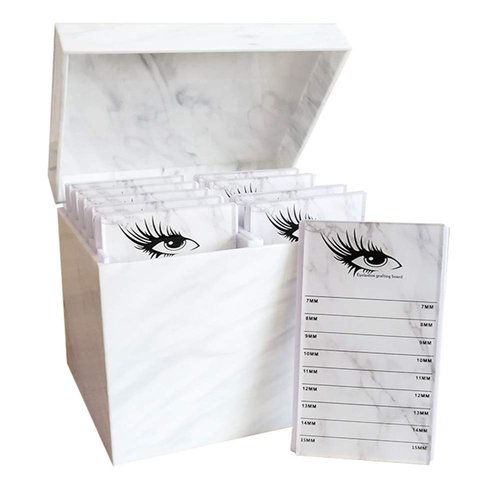 Aufbewahrungsbox für Wimpern aus Acryl, 10 Schichten