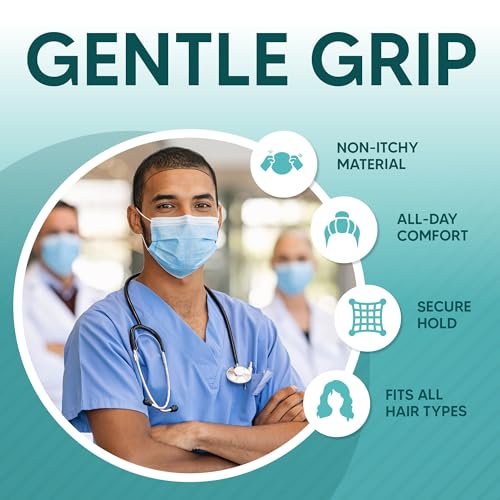 Nylon Hair Nets for Women & Men | Case of 1000 | 24" Honeycomb Mesh Hair Net for Food Service, Medical & Industrial Use - Breathable & Sturdy for Bun Hair, Most Long & Short Hair- Latex Free