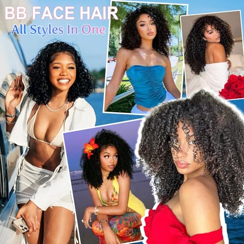 20 Inch Kinky Curly Half Wig Human Hair 200 Density Upgrade 3 In 1 Seamless Flip Over Half Drawstring Wigs Human Hair Glueless Wear And Go Beginner Friendly Glueless Wigs Human Hair For Black Women