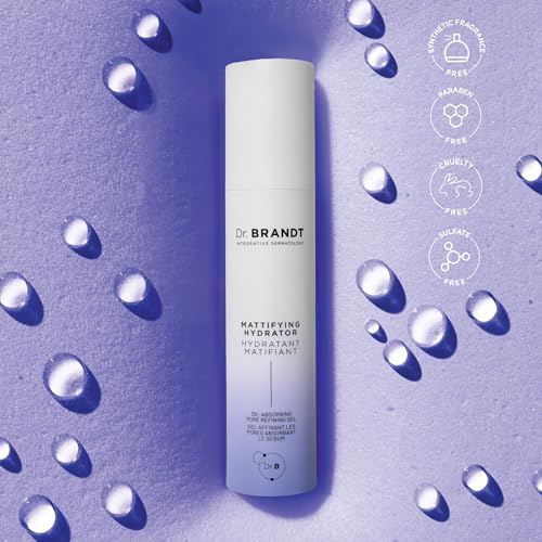 Dr. Brandt Pores No More Mattifying Hydrator - Targets Shine, Oiliness & Enlarged Pores - Hydrates for Up to 8 Hours - 1.7 oz, Pack of 2
