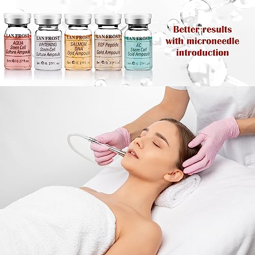 BB Facial Glow Starter Kit Serum Hyaluronic Acid Essence Skin Care Set 0.27oz 12 Vials, Skin Care Serum for Face BB Radiance Facial Kit