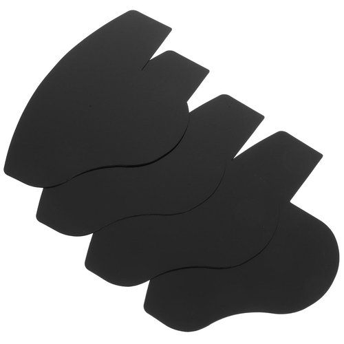 Beaupretty 4Pcs Hairline Enhancing Card Beard Shaping Template Hairline Optimizer Tool Mustache Lineup Stencil for Men Hair Cutting and Styling