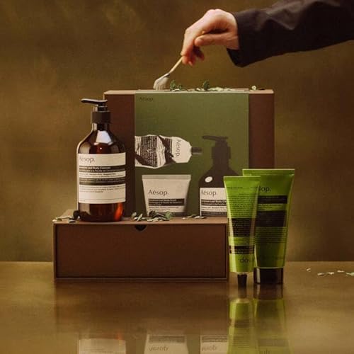 Aesop Geranium Leaf Trio - Party in the Greenhouse Gift Set | Limited Edition Holiday Kit