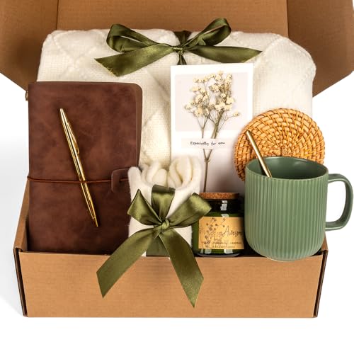 Anforsun Birthday Gifts for Women Self Care Gifts Get Well Soon Gifts, Care Package Gifts Basket for Women Mom Her Best Friends Sister Wife Girlfriend, Coworker