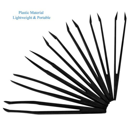 7pcs Precision Anti-static Tweezers, Marrywindix Plastic Tweezers for Electronics Jewelry-making Repairing