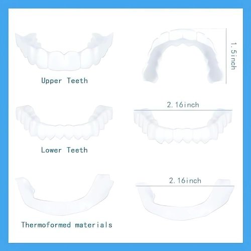 ‌2 Pairs, Temporary & Comfortable, Natural Look, Restore Confidence (1.0)