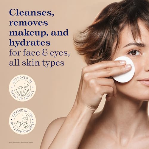 Embryolisse Gentle Waterproof Make-up Remover Milk, 4-in-1 Hydrating Facial Cleanser for Sensitive Skin with Aloe Vera & Shea Butter, 6.76 Fl Oz