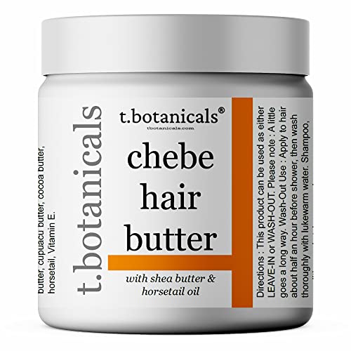 Chebe Hair Butter for Growth, Thickening and Nourishment - Ayurvedic Formulation with Horsetail (Lavender, 8 oz)