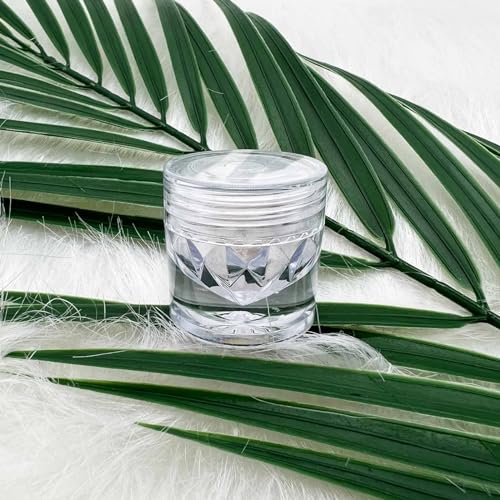 Super Glossy Mirror Effect White Pearl Chrome Nail Powder, Magic White Moonlight Effect Iridescent Pigment Powder for Nails
