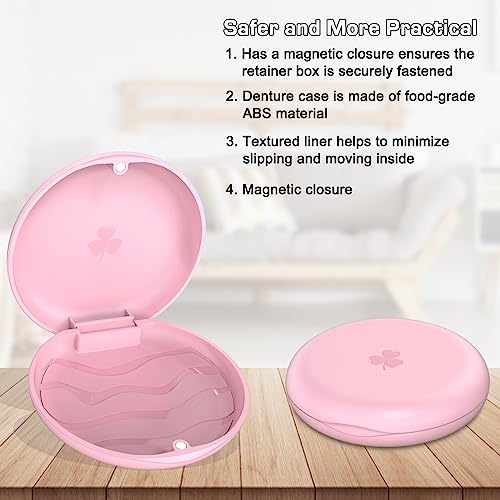 Orthodontic Mouthguard & Dental Retainer Case - Aligners Case (Pink)