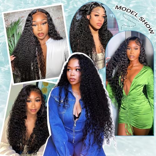 14 Inch Water Wave Bundles 12A Water Wave One Bundles Human Hair 100% Brazilian Unprocessed Remy Single Curly Wet And Wavy Bundles Human Hair Natural Color