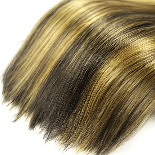 P1B/27 Highlight Bundles Human Hair Honey Blonde Straight 3 Bundles 20 22 24 inch Vinmdonm Unprocessed Virgin Remy Hair Extensions Ombre Bundle