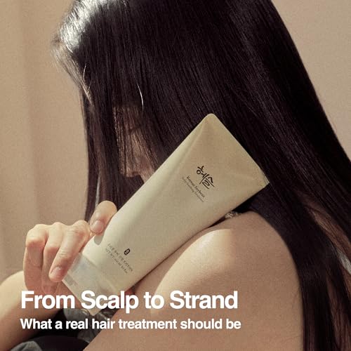 Korean Soybean Scalp Soothing Treatment Conditioner, Silicone-Free, Sensitive Scalp Safe, Damaged Hair, Deep Moisturizing, Shine Enhancing, Stocking Stuffers | 200ml