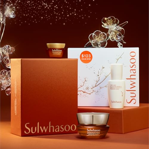 Sulwhasoo Concentrated Ginseng Rejuvenating Eye Cream- Korean Ginseng & Peptide Anti-Aging Under Eye Cream for Wrinkes, Puffiness, Dark Circles & Radiance, 0.50 fl. oz.